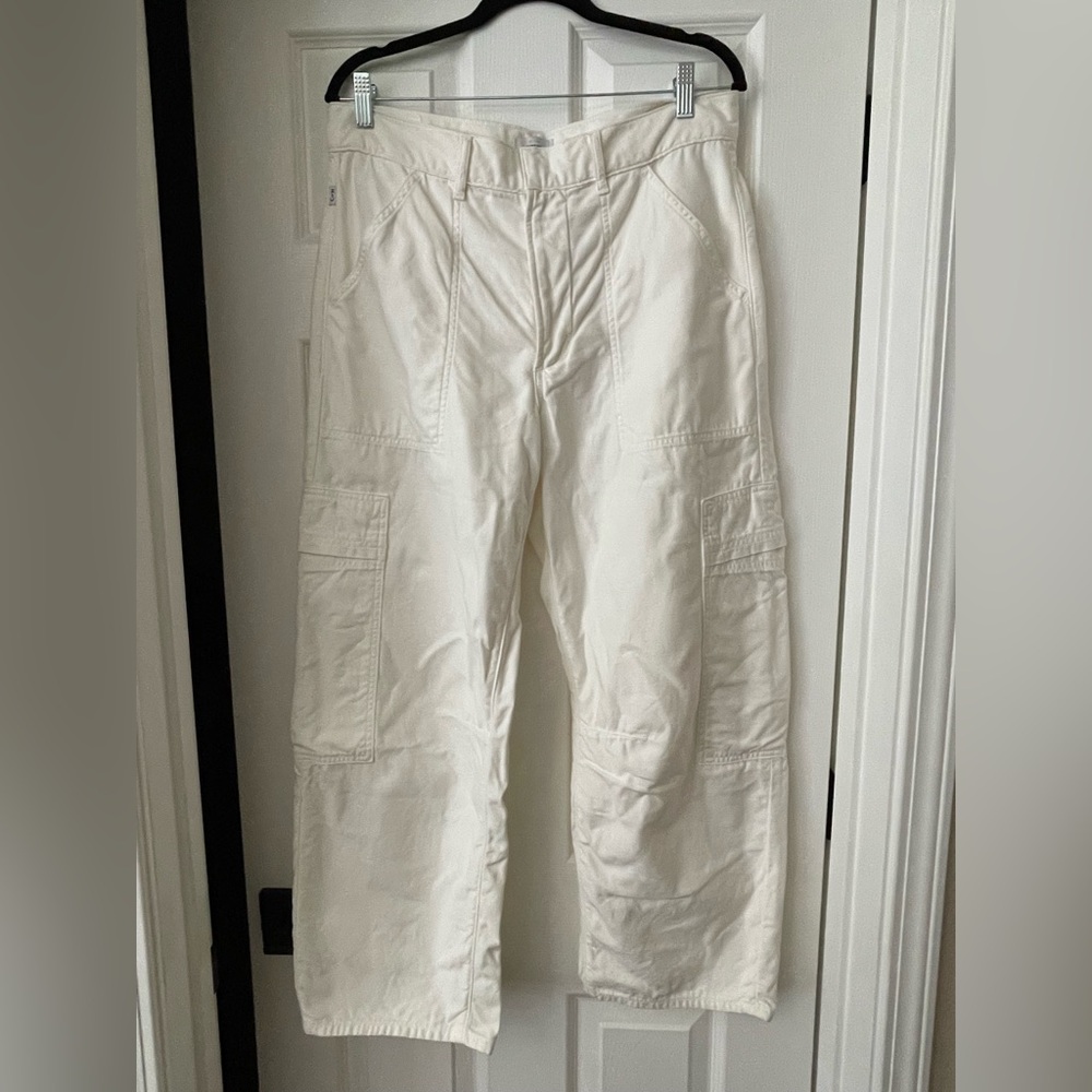 Marcelle low rise barrel cargo pants